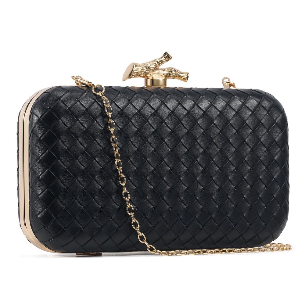Sweetv CHUNLI Woven Evening Clutch Purses